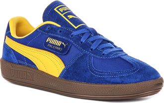 Puma Mens Palermo Vintage Shoes Trainers, 25 Spring and Summer Colours Vivid Blue Sun Yellow 02, 6 US