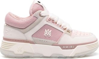 Amiri MA-1 panelled chunky sneakers - women - Fabric/Calf Leather/Fabric/Rubber - 37 - Pink