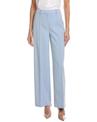 Kenneth Cole High-Rise Pintuck Wide Leg Pant
