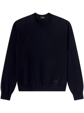 A.P.C. Pull Matthieu Virgin Wool Crewneck Sweater