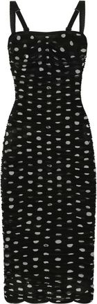 Dolce & Gabbana Kleedjes, Dames, Zwart, XS, Elegante Zwarte Jurk voor Vrouwen