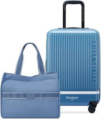 Florence By Mills 2 Piece Set - Spin Me Away Expandable 20 Carry-On Spinner & Totes The Best Handbag Set in Zinc Blue at Nordstrom