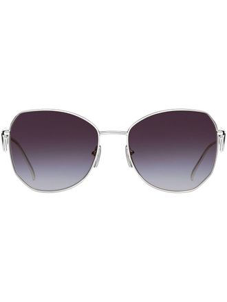 Prada Occhiali da sole tondi Symbole - Grigio