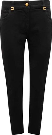 Elisabetta Franchi O1122 WO Denim Broek - Dames - Skinny Jeans - Zwart - W29 - Denim - Jeans