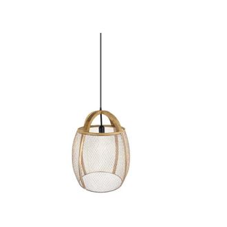 Fabrilamp Abrila Colgante Natural Modelo Coimbra Marron 1 Luz