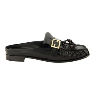 Fendi Mules Baguette - Shoes - Mujer - Negro - 38 1/2 EU
