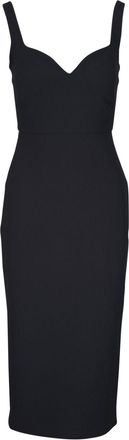 Veronica Beard Mouwloze midi-jurk - Zwart