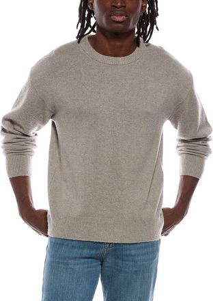 Helmut Lang Brushed Wool & Cashmere-Blend Crewneck Sweater