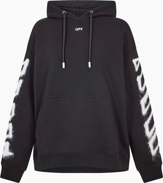 Off-white Mens Mens Overhead Hoodie - Black - Size: 44