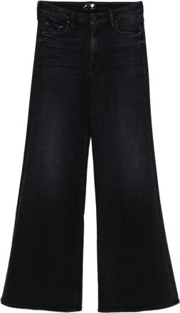 Mother The Roller Wide-Leg Jeans - Dames - Loose Fit Jeans - Blauw - W27 - Katoen - Jeans