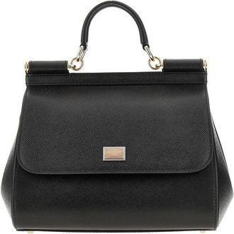 Dolce & Gabbana Dauphine leather large Sicily bag Woman One Size