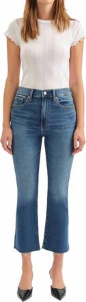 Daze Shy Girl Crop Flare Jeans In Influencer