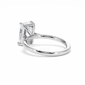 The Diamond Store Amora Radiant 3.00ct Lab Diamond Engagement Ring G/VS1 Set in 18K White Gold