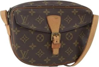 Louis Vuitton Pre-owned Cross Body Bags, female, Brown, Size: ONE SIZE Pre-owned Vintage Canvas Cross Body Bag