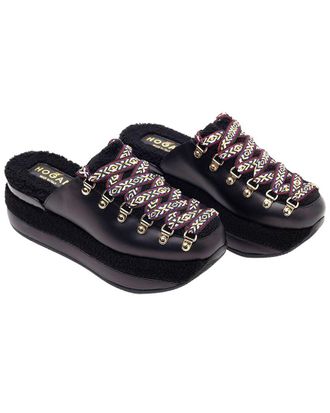 Hogan H466 Lace-Up Leather Sandal