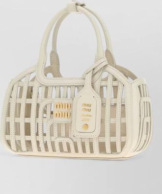 Miu Miu na leather clutch bag