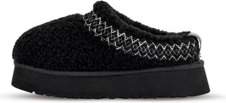 UGG Ugg, Schoenen, Dames, Zwart, 41 EU, Wol, Tazz Slipper Heritage Braid