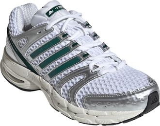 adidas Adistar Control 5 Sneaker in White/Green/Silver Met. at Nordstrom, Size 5.5
