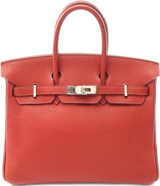 Herm&egrave;s 2005 25 Lock Birkin shopper - Rood