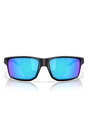 Oakley 62mm Oversize Prizm Wrap Sunglasses in Sapphire at Nordstrom