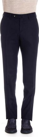 Pantaloni Torino Fn 130360 Slim-fit Broek - Heren - Chinos - Blauw - XL - Wol - Broeken