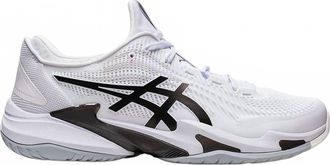 Asics Mens Court Ff 3 Tennis Shoes In White/black