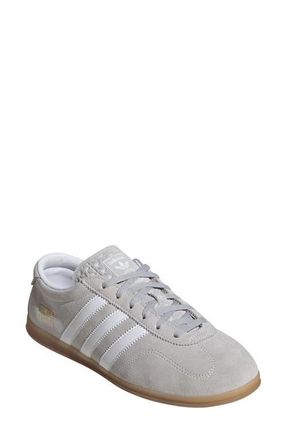 adidas Gazelle Lo Pro Sneaker in Grey/White/Gum at Nordstrom, Size 6.5