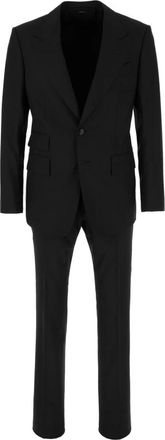Tom Ford Kostuums, Heren, Blauw, M, Wol, Single Breasted Suit