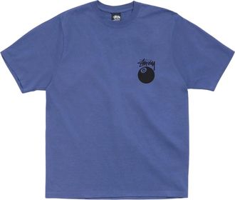 St&uuml;ssy Tops, Heren, Blauw, S, Katoen, T-shirts
