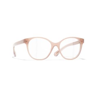 Chanel 1812 Brillen - Dames - Accessoires - Roze - Maat: 52 MM