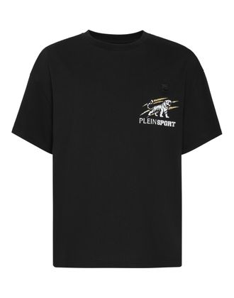 Plein Sport T-Shirt Ronde Hals Ss Tiger