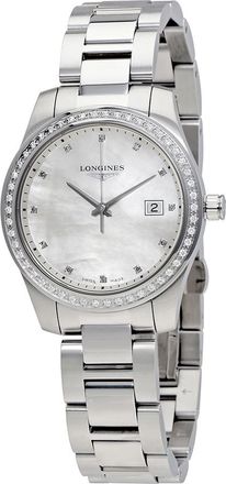 Longines Pre-owned Longines Conquest Mother of Pearl Dial Ladies Watch L3.401.0.87.6