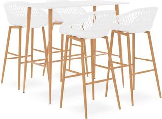 vidaXL Juego De Muebles De Ba&ntilde;o Con Caj&oacute;n 5 Pcs Roble Sonoma