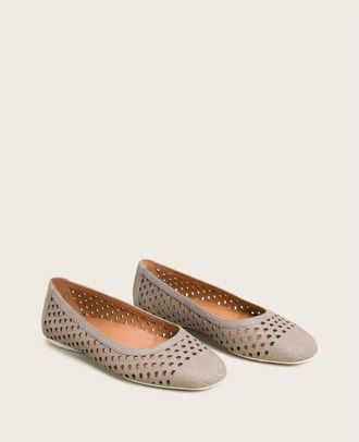 Gentle Souls Gentle Souls By Kenneth Cole Eugene Travel Packable Woven Ballet Flats RHS6970