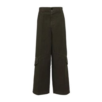 Dries Van Noten Broeken, Heren, Groen, L, Heren M.w. Broek
