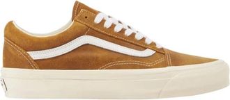 Vans Gouden Bruine Canvas LX Old Skool Veterschoen - Heren - Sneakers - Bruin - 37 EU - Katoen - Schoenen