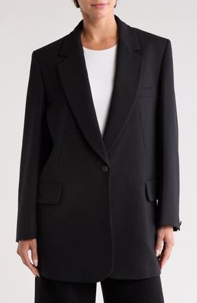 Rag & Bone Suzanne Longline Blazer in Black at Nordstrom Rack, Size 4