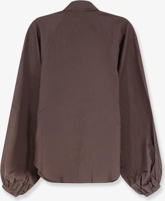 Closed Womens Cotton Shirt Brown