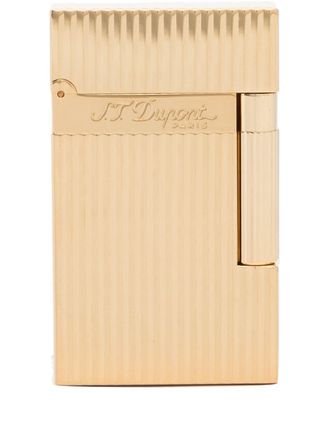 S.T. Dupont engraved-logo lighter - unisex - Brass - One Size - Gold