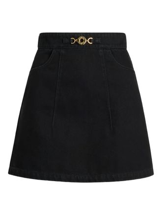 Patou embellished A-line mini skirt - Black