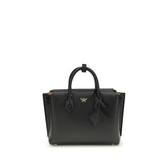 MCM Black Calf Leather Bos Taurus Womens Handbag