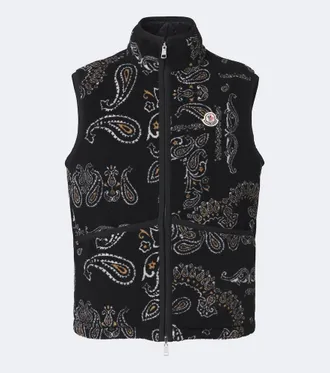 Moncler Reversible paisley vest