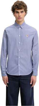 Maison Kitsun&eacute; Hombre, Camisas, Azul, Talla: 2XL