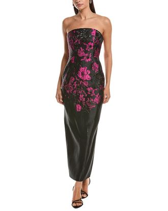 Milly Orion Floral Midi Dress