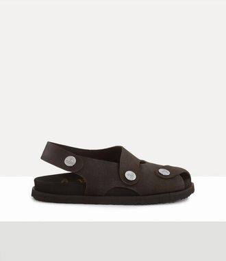 Vivienne Westwood Bam Bam Sandal Leather -Dark-brown 3-36 Women