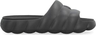 Moncler Sliders, female, Black, 2 UK, Lilo Rubber Slides