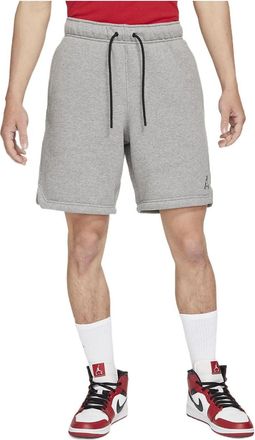 Nike Jordan Mens Air Jordan Solid Color Drawstring Fleece Straight Casual Gray Shorts DA9827-091