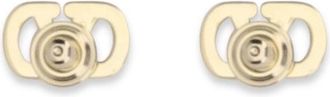 Valentino Garavani Womens Earrings Vlogo Signature Gold-Crystal Brass Gold/crystal
