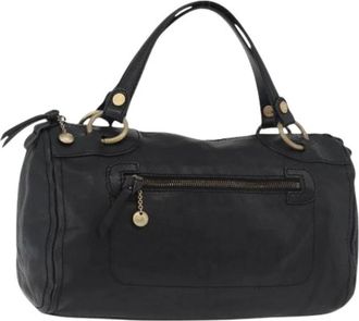 Celine Pre-owned Vintage Hand Bag - Dames - Vintage Handtas - Zwart - ONE Size - Leer - Vintage