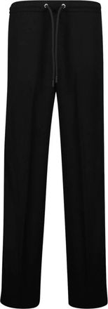 Moncler Straight Trousers, female, Black, Size: XS Black Sweatpants Autumn-Winter 2024 Collection